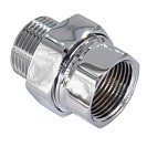 Соединение прямое г/ш 1" с накидной гайкой для п/с хромированное СТМ ТЕРМО_2