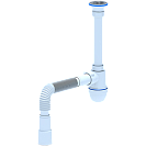 Сифон  1 1/4" *40 с гибкой трубой 40*40/50