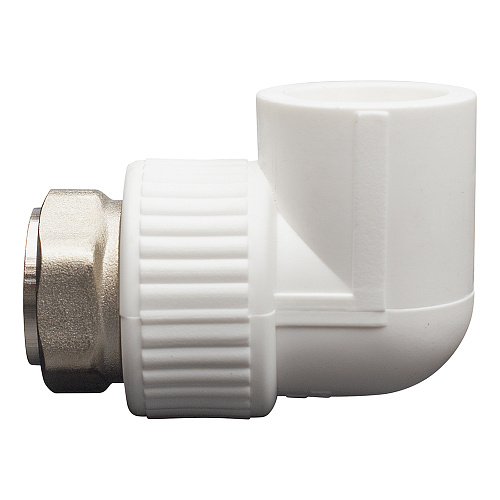 Угольник PP-R комб. c нак.гайкой вн./р. DN 25х3/4" CТМ ПЛАСТ