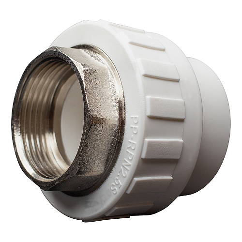 Муфта полипропиленовая PP-R комб. под ключ вн./р. DN 63х2" СТМ ПЛАСТ