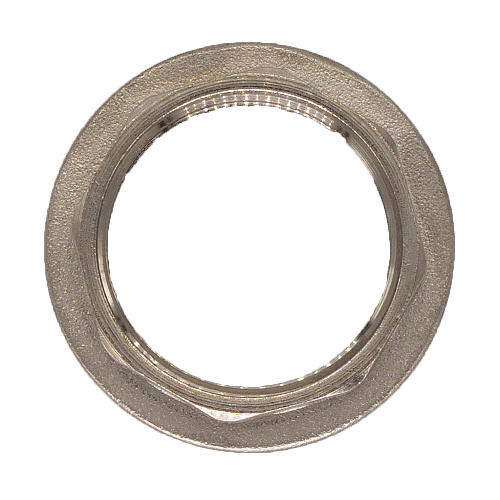 Контргайка латунная резьбовая с ребордой 3/4" г/г CTM