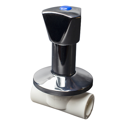 Вентиль хромированный PP-R DN 20 СТМ ПЛАСТ