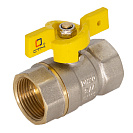 Кран шаровой для газа 3/4" г/г бабочка CTM ГАЗ